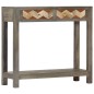 vidaXL Konsolentisch Grau 86x30x76 cm Massivholz Mango vidaXL Konsolentisch Grau 86x30x76 cm Massivholz Mango