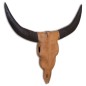 vidaXL Wandmontierte Stierkopf-Skulptur Teak 69 x 6 x 60 cm vidaXL Wandmontierte Stierkopf-Skulptur Teak 69 x 6 x 60 cm