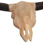 vidaXL Wandmontierte Stierkopf-Skulptur Teak 69 x 6 x 60 cm vidaXL Wandmontierte Stierkopf-Skulptur Teak 69 x 6 x 60 cm