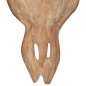 vidaXL Wandmontierte Stierkopf-Skulptur Teak 69 x 6 x 60 cm vidaXL Wandmontierte Stierkopf-Skulptur Teak 69 x 6 x 60 cm