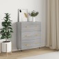 vidaXL Sideboard Grau Sonoma 69,5x34x90 cm Holzwerkstoff vidaXL Sideboard Grau Sonoma 69,5x34x90 cm Holzwerkstoff