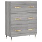 vidaXL Sideboard Grau Sonoma 69,5x34x90 cm Holzwerkstoff vidaXL Sideboard Grau Sonoma 69,5x34x90 cm Holzwerkstoff