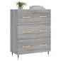 vidaXL Sideboard Grau Sonoma 69,5x34x90 cm Holzwerkstoff vidaXL Sideboard Grau Sonoma 69,5x34x90 cm Holzwerkstoff