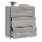 vidaXL Sideboard Grau Sonoma 69,5x34x90 cm Holzwerkstoff vidaXL Sideboard Grau Sonoma 69,5x34x90 cm Holzwerkstoff