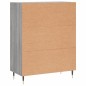 vidaXL Sideboard Grau Sonoma 69,5x34x90 cm Holzwerkstoff vidaXL Sideboard Grau Sonoma 69,5x34x90 cm Holzwerkstoff
