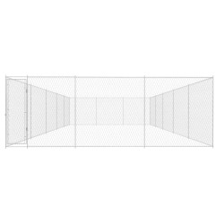 vidaXL Outdoor-Hundezwinger Verzinkter Stahl 950x570x185 cm