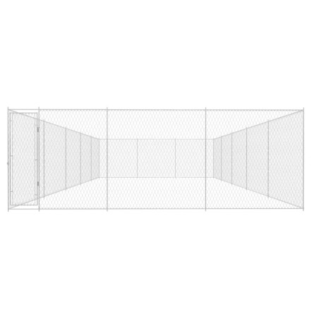vidaXL Outdoor-Hundezwinger Verzinkter Stahl 950x570x185 cm