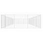 vidaXL Outdoor-Hundezwinger Verzinkter Stahl 950x570x185 cm vidaXL Outdoor-Hundezwinger Verzinkter Stahl 950x570x185 cm
