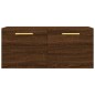 vidaXL Wandschrank Braun Eichen-Optik 80x36,5x35 cm Holzwerkstoff vidaXL Wandschrank Braun Eichen-Optik 80x36,5x35 cm Holzwerkstoff