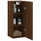 vidaXL Wandschrank Braun Eichen-Optik 34,5x34x90 cm vidaXL Wandschrank Braun Eichen-Optik 34,5x34x90 cm
