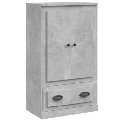 vidaXL Highboard Betongrau 60x35,5x103,5 cm Holzwerkstoff