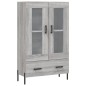 vidaXL Highboard Grau Sonoma 69,5x31x115 cm Holzwerkstoff vidaXL Highboard Grau Sonoma 69,5x31x115 cm Holzwerkstoff