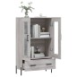 vidaXL Highboard Grau Sonoma 69,5x31x115 cm Holzwerkstoff vidaXL Highboard Grau Sonoma 69,5x31x115 cm Holzwerkstoff