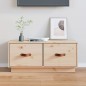 vidaXL TV-Schrank 80x34x35 cm Massivholz Kiefer vidaXL TV-Schrank 80x34x35 cm Massivholz Kiefer