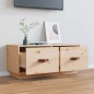 vidaXL TV-Schrank 80x34x35 cm Massivholz Kiefer vidaXL TV-Schrank 80x34x35 cm Massivholz Kiefer