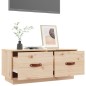 vidaXL TV-Schrank 80x34x35 cm Massivholz Kiefer vidaXL TV-Schrank 80x34x35 cm Massivholz Kiefer