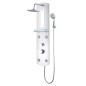 vidaXL Duschpaneel 25x43x110 cm Silber vidaXL Duschpaneel 25x43x110 cm Silber