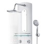 vidaXL Duschpaneel 25x43x110 cm Silber vidaXL Duschpaneel 25x43x110 cm Silber