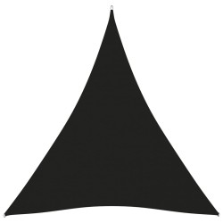 vidaXL Sonnensegel Oxford-Gewebe Dreieckig 5x7x7 m Schwarz