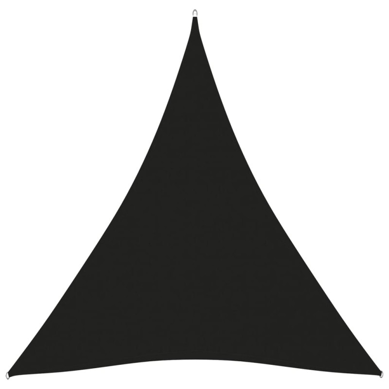 vidaXL Sonnensegel Oxford-Gewebe Dreieckig 5x7x7 m Schwarz vidaXL Sonnensegel Oxford-Gewebe Dreieckig 5x7x7 m Schwarz