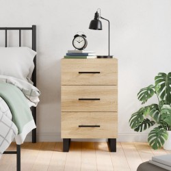 vidaXL Nachttisch Sonoma-Eiche 40x40x66 cm Holzwerkstoff
