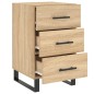 vidaXL Nachttisch Sonoma-Eiche 40x40x66 cm Holzwerkstoff vidaXL Nachttisch Sonoma-Eiche 40x40x66 cm Holzwerkstoff