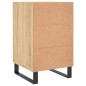 vidaXL Nachttisch Sonoma-Eiche 40x40x66 cm Holzwerkstoff vidaXL Nachttisch Sonoma-Eiche 40x40x66 cm Holzwerkstoff