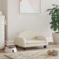 vidaXL Hundebett Creme 50x40x30 cm Kunstleder vidaXL Hundebett Creme 50x40x30 cm Kunstleder