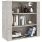 vidaXL Wandschrank Betongrau 80x33x80 cm Holzwerkstoff vidaXL Wandschrank Betongrau 80x33x80 cm Holzwerkstoff