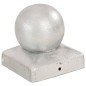 vidaXL Pfostenkappen 6 Stk. Kugelform Verzinktes Metall 71 x 71 mm vidaXL Pfostenkappen 6 Stk. Kugelform Verzinktes Metall 71 x 71 mm
