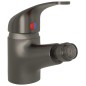 vidaXL Badezimmer Bidet Mischbatterie Grau 13x12 cm vidaXL Badezimmer Bidet Mischbatterie Grau 13x12 cm