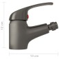 vidaXL Badezimmer Bidet Mischbatterie Grau 13x12 cm vidaXL Badezimmer Bidet Mischbatterie Grau 13x12 cm