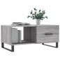 vidaXL Couchtisch Grau Sonoma 90x50x40 cm Holzwerkstoff vidaXL Couchtisch Grau Sonoma 90x50x40 cm Holzwerkstoff