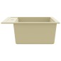 vidaXL Granitspüle Einzelbecken Beige vidaXL Granitspüle Einzelbecken Beige