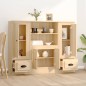 vidaXL Highboards 3 Stk. Sonoma-Eiche Holzwerkstoff vidaXL Highboards 3 Stk. Sonoma-Eiche Holzwerkstoff