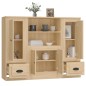 vidaXL Highboards 3 Stk. Sonoma-Eiche Holzwerkstoff vidaXL Highboards 3 Stk. Sonoma-Eiche Holzwerkstoff