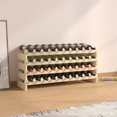 vidaXL Weinregal 101x29x46 cm Massivholz Kiefer