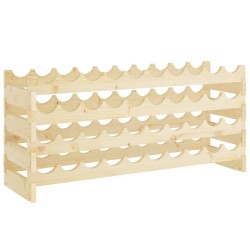 vidaXL Weinregal 101x29x46 cm Massivholz Kiefer