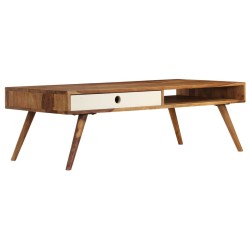 vidaXL Couchtisch 110 x 50 x 35 cm Massivholz