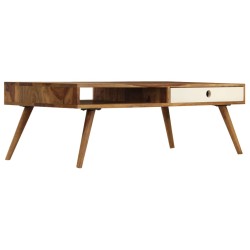 vidaXL Couchtisch 110 x 50 x 35 cm Massivholz