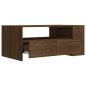 vidaXL Couchtisch Braun Eichen-Optik 102x55x42 cm Holzwerkstoff vidaXL Couchtisch Braun Eichen-Optik 102x55x42 cm Holzwerkstoff