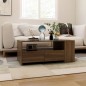 vidaXL Couchtisch Braun Eichen-Optik 102x55x42 cm Holzwerkstoff vidaXL Couchtisch Braun Eichen-Optik 102x55x42 cm Holzwerkstoff