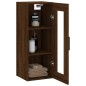 vidaXL Wandschrank Braun Eichen-Optik 34,5x34x90 cm vidaXL Wandschrank Braun Eichen-Optik 34,5x34x90 cm