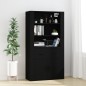 vidaXL Highboard Schwarz Holzwerkstoff vidaXL Highboard Schwarz Holzwerkstoff