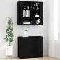 vidaXL Highboard Schwarz Holzwerkstoff vidaXL Highboard Schwarz Holzwerkstoff