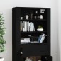 vidaXL Highboard Schwarz Holzwerkstoff vidaXL Highboard Schwarz Holzwerkstoff