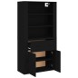 vidaXL Highboard Schwarz Holzwerkstoff vidaXL Highboard Schwarz Holzwerkstoff