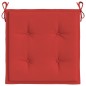 Gartenstuhl-Kissen 4 Stk. Rot 50x50x3 cm Oxford-Gewebe Gartenstuhl-Kissen 4 Stk. Rot 50x50x3 cm Oxford-Gewebe