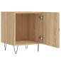 vidaXL Nachttisch Sonoma-Eiche 40x40x50 cm Holzwerkstoff vidaXL Nachttisch Sonoma-Eiche 40x40x50 cm Holzwerkstoff