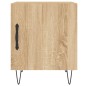 vidaXL Nachttisch Sonoma-Eiche 40x40x50 cm Holzwerkstoff vidaXL Nachttisch Sonoma-Eiche 40x40x50 cm Holzwerkstoff